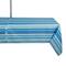 DII® Blue Ocean Stripe Print Outdoor Tablecloth with Zipper, 60x120